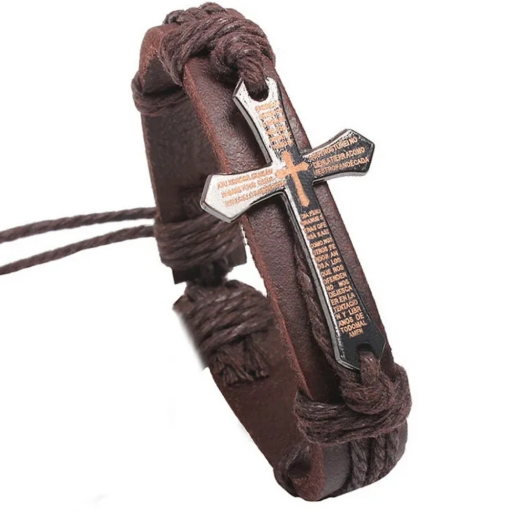 NEW Brown Leather bracelet FOR M